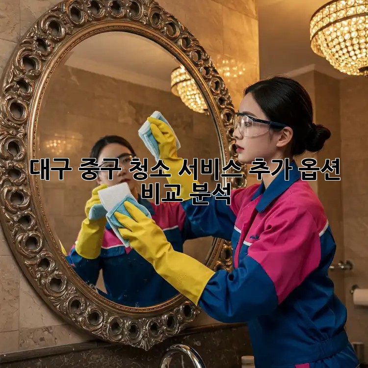 대구 중구 청소 서비스 추가 옵션 비교 분석