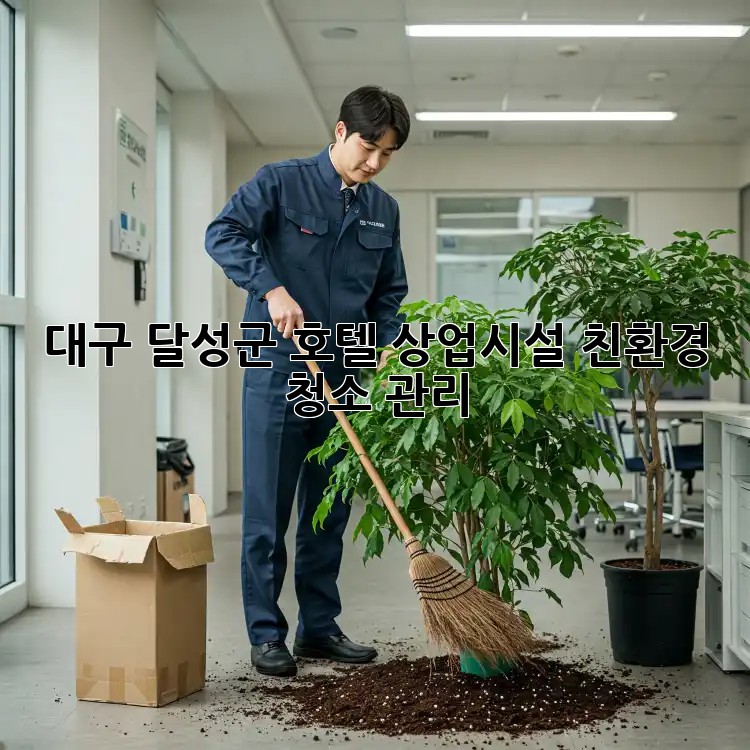 대구 달성군 호텔, 상업시설 친환경 청소 관리