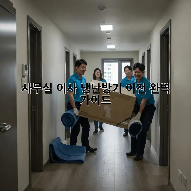 사무실 이사? 냉난방기 이전 완벽 가이드!