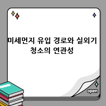미세먼지 유입 경로와 실외기 청소의 연관성