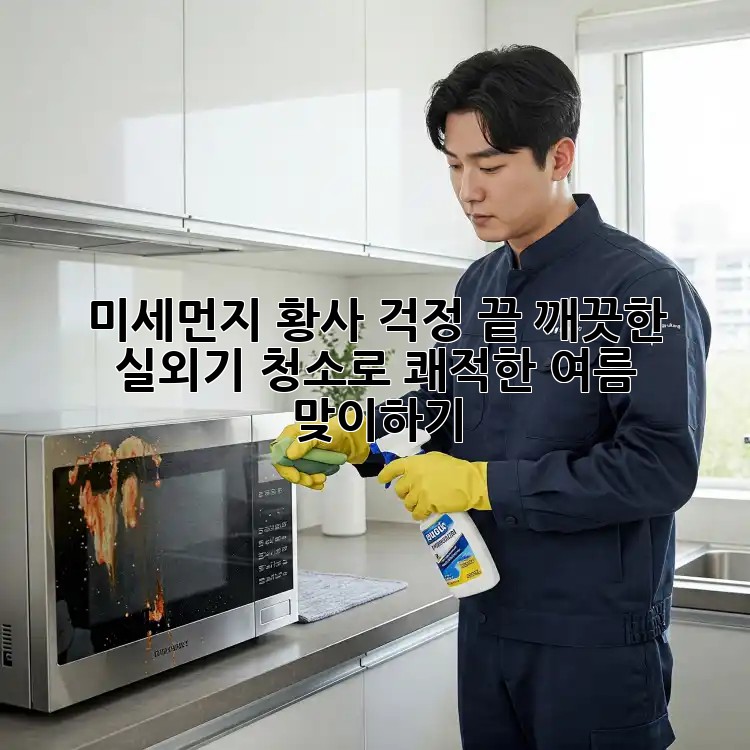 미세먼지, 황사 걱정 끝! 깨끗한 실외기 청소로 쾌적한 여름 맞이하기