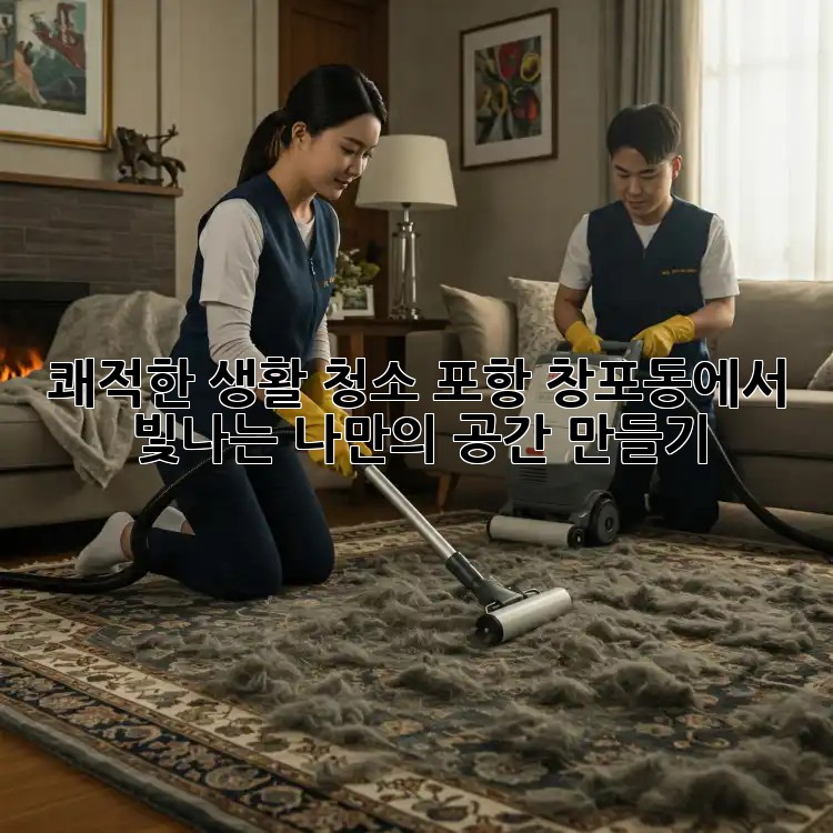 쾌적한 생활 청소: 포항 창포동에서 빛나는 나만의 공간 만들기 ✨