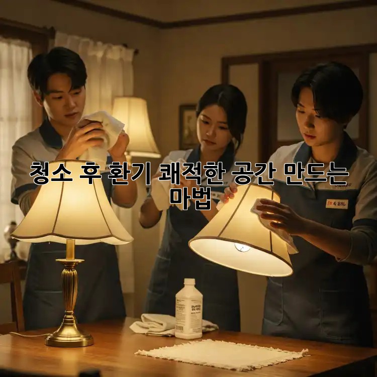 청소 후 환기: 쾌적한 공간 만드는 마법 ✨