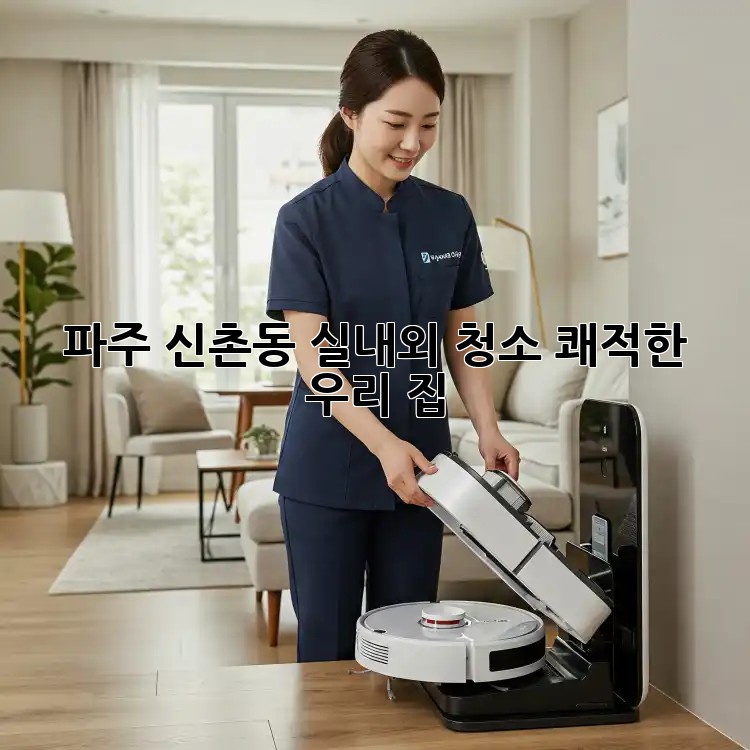 파주 신촌동 실내외 청소🧹 쾌적한 우리 집✨