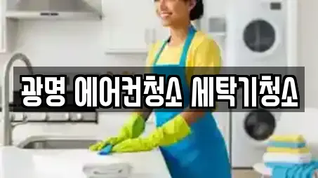 광명 에어컨청소 세탁기청소
