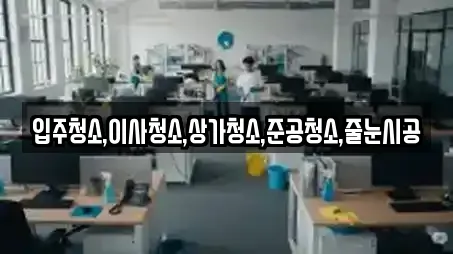 입주청소,이사청소,상가청소,준공청소,줄눈시공