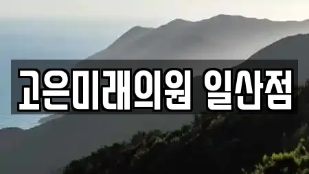 고은미래의원 일산점
