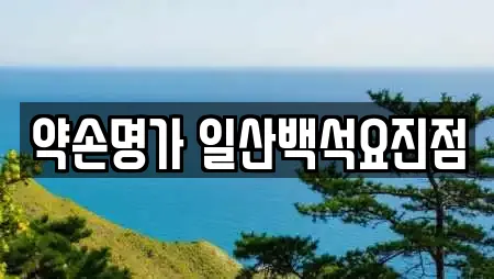 약손명가 일산백석요진점