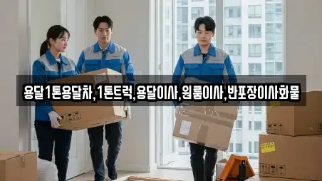 용달1톤용달차,1톤트럭,용달이사,원룸이사,반포장이사화물