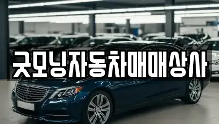 굿모닝자동차매매상사