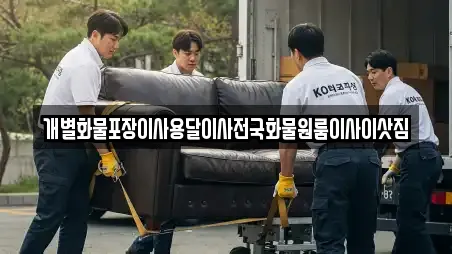 개별화물포장이사용달이사전국화물원룸이사이삿짐