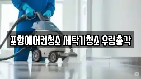 포항에어컨청소 세탁기청소 우렁총각