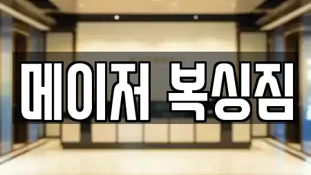 메이저 복싱짐