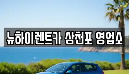 뉴하이렌트카 삼천포 영업소