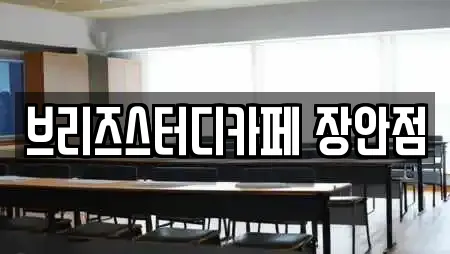 브리즈스터디카페 장안점