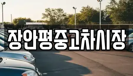 장안평중고차시장