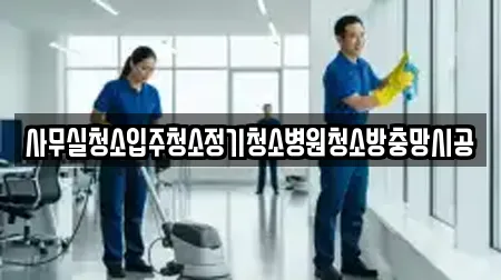 사무실청소입주청소정기청소병원청소방충망시공