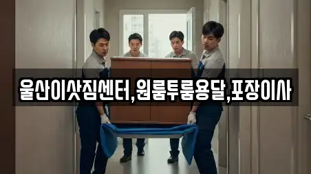 울산이삿짐센터,원룸투룸용달,포장이사