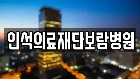 인석의료재단보람병원