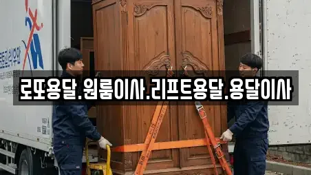 로또용달.원룸이사.리프트용달.용달이사
