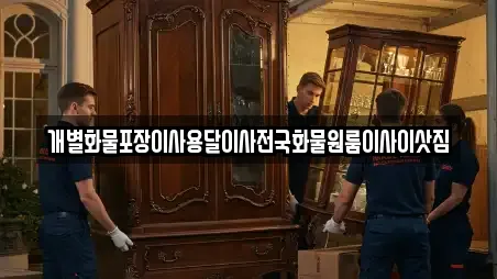 개별화물포장이사용달이사전국화물원룸이사이삿짐
