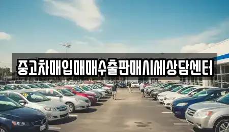 중고차매입매매수출판매시세상담센터