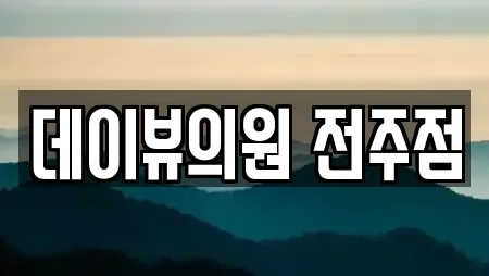 데이뷰의원 전주점
