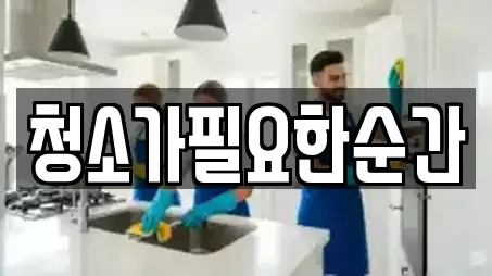 청소가필요한순간