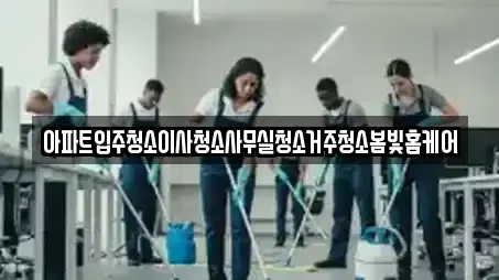 아파트입주청소이사청소사무실청소거주청소봄빛홈케어