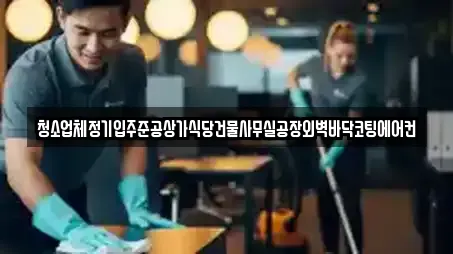 청소업체정기입주준공상가식당건물사무실공장외벽바닥코팅에어컨