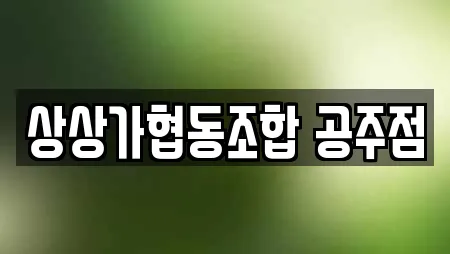 상상가협동조합 공주점