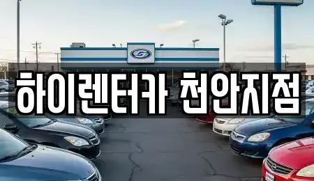 하이렌터카 천안지점
