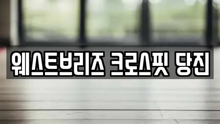 웨스트브리즈 크로스핏 당진