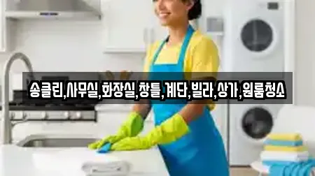 송클린,사무실,화장실,창틀,계단,빌라,상가,원룸청소