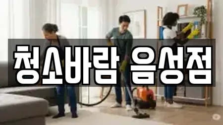 충북 음성군 대소면 청소 상담 11