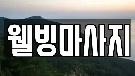 웰빙마사지