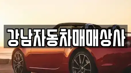 강원 강릉시 박월동 중고차 전문 강남자동차매매상사