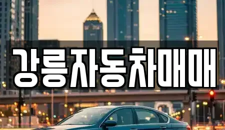 강원 강릉시 중고차 전문 강릉자동차매매