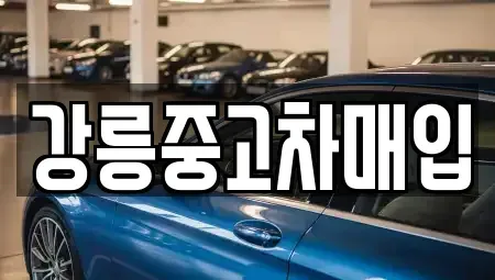 강원 강릉시 중고차매매 전문 강릉중고차매입