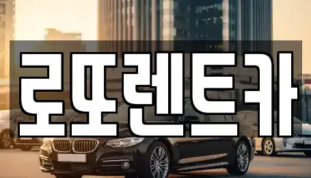 강원 원주시 행구동 렌트카 전문 로또렌트카