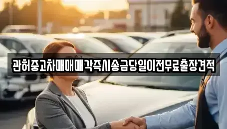 강원 정선군 남면 중고차 전문 관허중고차매매매각즉시송금당일이전무료출장견적