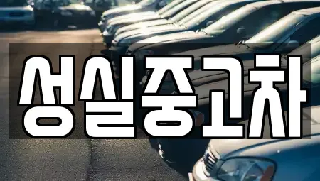 강원 철원군 동송읍 중고차 전문 성실중고차