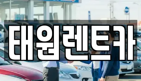 강원특별자치도 속초시 금호동 렌트카 전문 태원렌트카