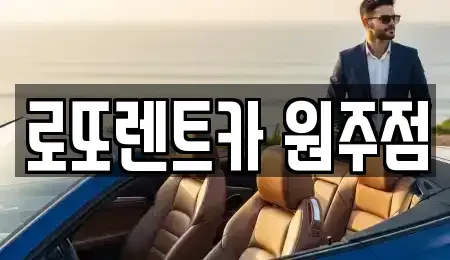 강원특별자치도 원주시 명륜동 장기렌트카 전문 로또렌트카 원주점