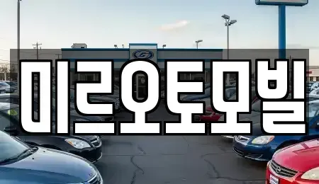 강원특별자치도 춘천시 죽림동 중고차 전문 미르오토모빌
