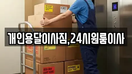 개인용달이사짐,24시원룸이사
