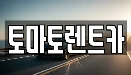 경기 가평군 청평면 렌트카 전문 토마토렌트카