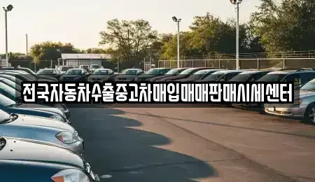 경기 과천시 중앙동 중고차매입 전문 전국자동차수출중고차매입매매판매시세센터