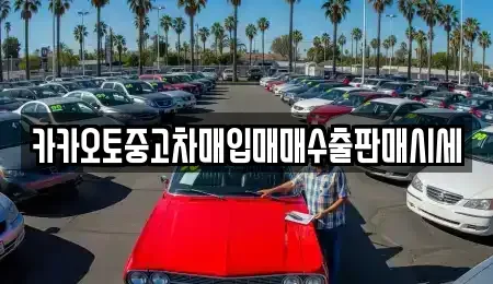경기 광명시 철산동 중고차매입 전문 카카오토중고차매입매매수출판매시세