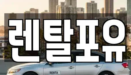경기 김포시 걸포동 렌트카 전문 렌탈포유